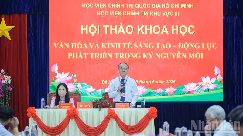 Hội thảo khoa học “Văn hóa và kinh tế sáng tạo - Động lực phát triển trong kỷ nguyên mới”.
