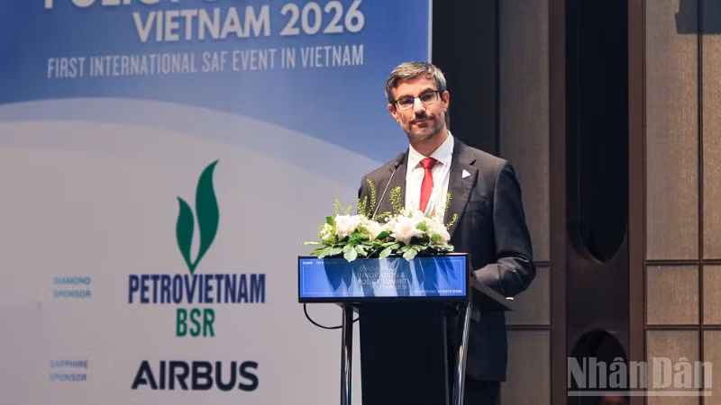 Ông Fabrice Espinosa - Tổng Giám đốc Hiệp hội nhiên liệu hàng không bền vững châu Á (ASAFA).