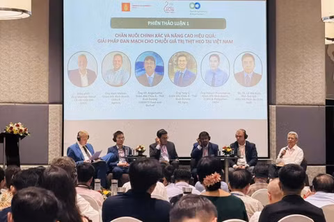 Một hội thảo về ứng dụng công nghệ của Đan Mạch vào hoạt động sản xuất, chế biến tại Việt Nam. (Ảnh: Đại sứ quán Đan Mạch tại Việt Nam)