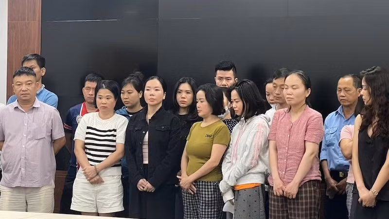 Hàng chục đối tượng đã bị khởi tố liên quan đến vụ án tại Viện Pháp y tâm thần Trung ương. (Ảnh: CATP)