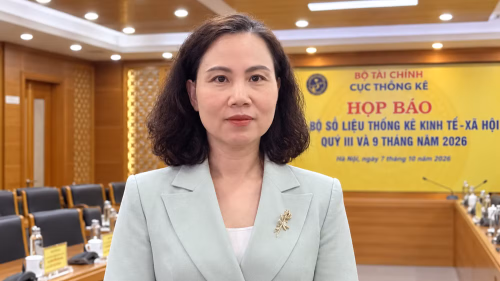 Bà Phí Thị Hương Nga, Trưởng ban Thống kê công nghiệp và xây dựng, Cục Thống kê. (Ảnh: PV)