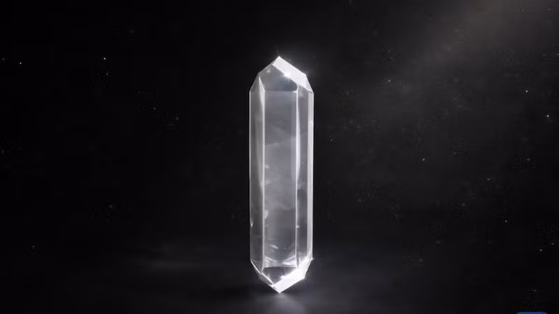 Hình ảnh do Viện Nghiên cứu địa chất Uranium Bắc Kinh cung cấp, cho thấy cấu trúc tinh thể lý tưởng của Changesite-(Ce). (Ảnh: Tân Hoa xã)
