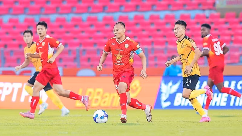 Hồng Lĩnh Hà Tĩnh làm khách Đông Á Thanh Hóa vào lúc 18 giờ ngày 6/3 trên SVĐ Thanh Hóa. (Ảnh: VPF)