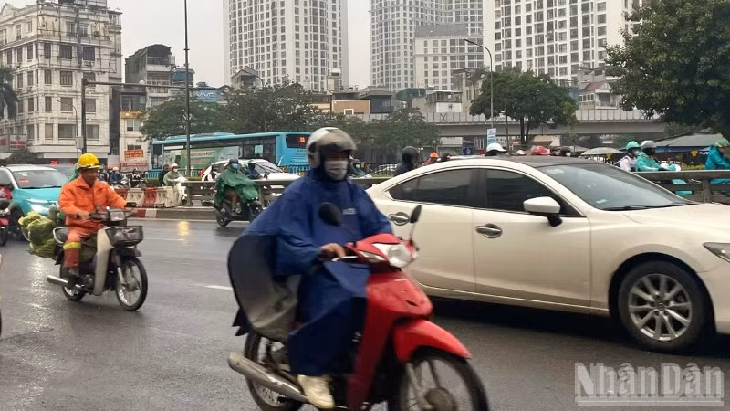 Dự báo khu vực Hà Nội có mưa vừa, mưa to và dông, cục bộ có nơi mưa rất to. (Ảnh minh họa: Đ.T)