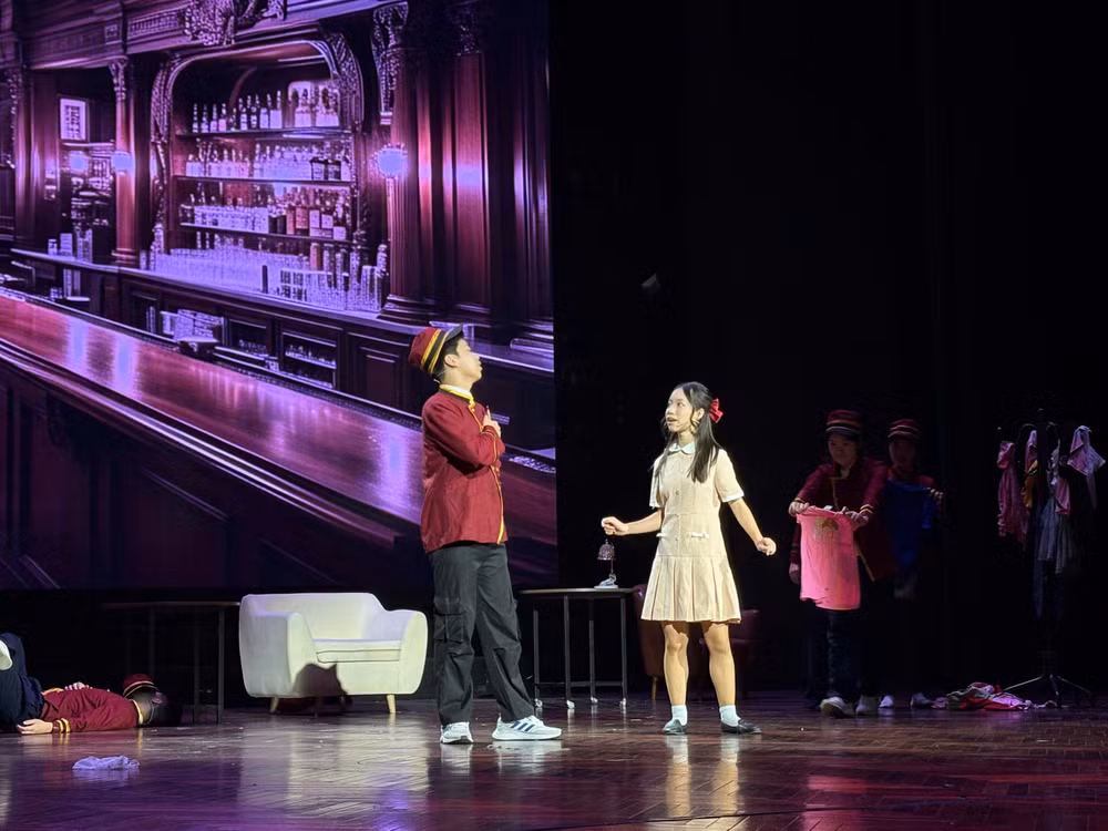 Một cảnh trong vở kịch.