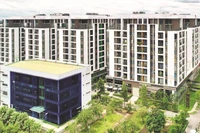 Một dự án nhà ở xã hội vừa đưa vào sử dụng. (Ảnh THẾ ANH)