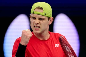 Zizou Bergs xuất sắc giúp đội tuyển quần vợt Bỉ giành lợi thế. (Ảnh: United Cup)