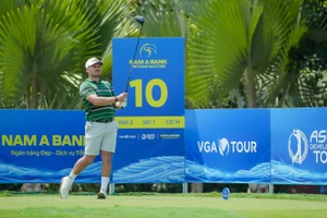 Tay Golf người Pháp Alexis Leray thi đấu thăng hoa. (Ảnh: VGA)
