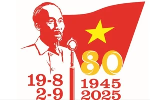 Logo kỷ niệm Kỷ niệm 80 năm Cách mạng tháng Tám và Quốc khánh 2/9. (Ảnh: Bộ Văn hóa, Thể thao và Du lịch)