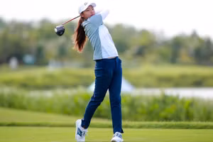 Golfer 17 tuổi Pei-Wei Chan thi đấu ấn tượng. (Ảnh: Hiệp hội Golf Việt Nam)