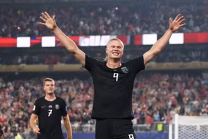 Tiền đạo Erling Haaland ghi cú đúp vào lưới Senegal. (Ảnh: FIFA)
