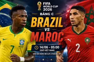 Tâm điểm của ngày thi đấu là trận Brazil đối đầu với Maroc. 