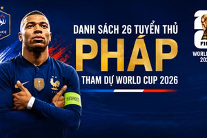 Danh sách 26 tuyển thủ Pháp tham dự World Cup 2026