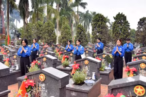 Sinh viên Học viện Tài chính thắp sáng truyền thống “uống nước nhớ nguồn”. 