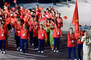 Đoàn Thể thao Việt Nam tham dự Lễ khai mạc SEA Games 33. 