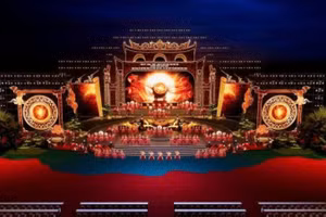 Phối cảnh sân khấu của chương trình. (Ảnh: BTC)