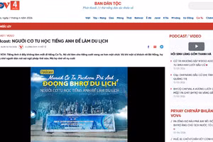 Podcast lần đầu tiên trở thành một hạng mục dự thi chính thức của Liên hoan Phát thanh. (Ảnh: VOV)