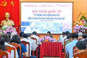 Toàn cảnh Hội thảo khoa học quốc tế: “Từ Đường cách mệnh năm 1927 đến kỷ nguyên phát triển mới của dân tộc”. (Ảnh: Ban tổ chức)