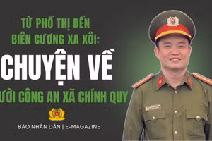 Từ phố thị đến biên cương xa xôi: Chuyện về người công an xã chính quy