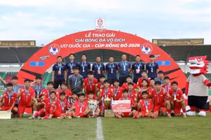 PVF lần thứ năm vô địch Giải bóng đá U17 quốc gia. (Ảnh: VFF)