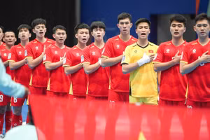 Đội tuyển futsal Việt Nam. (Ảnh: VFF)