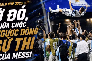 Ở đó, giữa cuộc ngược dòng sử thi của Messi