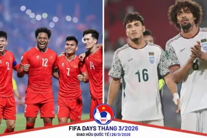 Giao hữu quốc tế giữa đội tuyển Việt Nam và Bangladesh. (Ảnh: VFF)