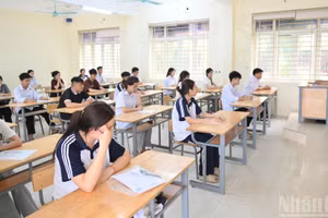 Thí sinh tại kỳ thi tốt nghiệp trung học phổ thông năm 2026 (Ảnh: THẾ ĐẠI)
