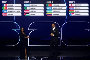 Buổi lễ bốc thăm chia bảng World Cup 2026. (Ảnh: FIFA)