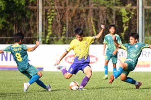 Hà Nội I giành chiến thắng đậm đà 7-0 trước Đắk Lắk. (Ảnh: VFF)