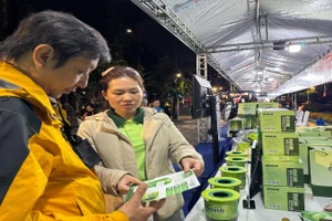 Sản phẩm bắt muỗi và bọ gậy Mosla tham gia triển lãm trong khuôn khổ Ngày hội Khởi nghiệp sáng tạo năm 2025.