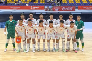 Đội tuyển futsal Việt Nam khép lại hành trình SEA Games 33. (Ảnh: VFF)