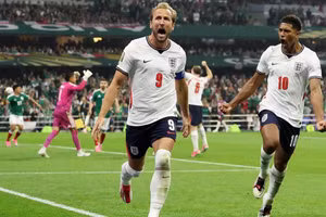 Harry Kane ăn mừng bàn thắng ấn định chiến thắng cho Anh. (Ảnh: FIFA)