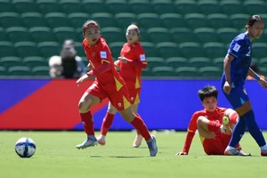 Đội tuyển nữ Việt Nam không thể giành điểm trước Đài Loan (Trung Quốc). (Ảnh: AFC)