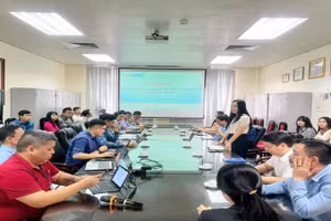 Cán bộ Cục An toàn bức xạ và hạt nhân tập huấn ứng dụng công nghệ trong công tác quản lý nhà nước.