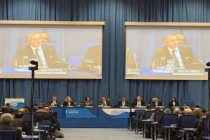 Ông Rafael Mariano Grossi, Tổng Giám đốc IAEA phát biểu tại phiên toàn thể.