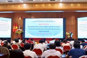 Hội thảo có sự tham gia của các nhà khoa học và chuyên gia trong các lĩnh vực công nghệ chiến lược.