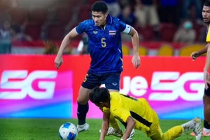 U22 Thái Lan giành quyền vào chơi chung kết gặp U22 Việt Nam. (Ảnh: FAT)