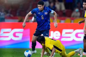 U22 Thái Lan giành quyền vào chơi chung kết gặp U22 Việt Nam. (Ảnh: FAT)