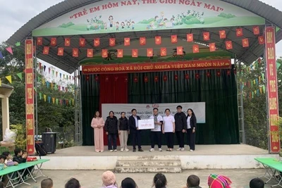 Quỹ Kiến tạo ước mơ triển khai hỗ trợ khắc phục hậu quả mưa lũ tại các điểm trường thuộc Thái Nguyên và Cao Bằng.