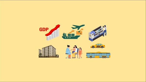 [Infographic] Chỉ tiêu phát triển kinh tế-xã hội chủ yếu năm 2026 của Hà Nội