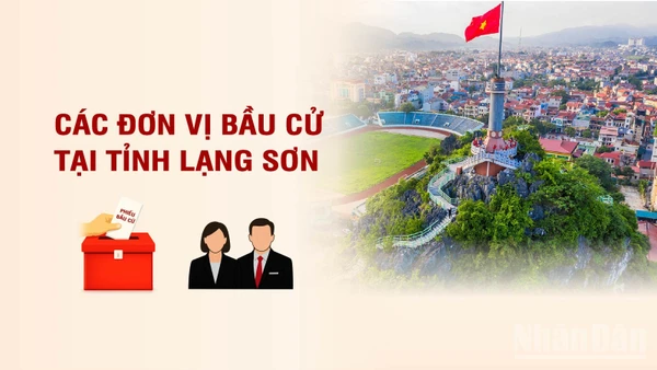 [Infographic] Các đơn vị bầu cử đại biểu Quốc hội tại tỉnh Lạng Sơn