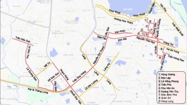 [Infographic] Phân luồng giao thông tại Hà Nội phục vụ Đại hội XIV của Đảng
