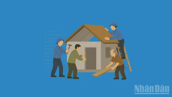 [Infographic] "Chiến dịch Quang Trung" thần tốc xây dựng, sửa chữa nhà ở cho bà con vùng lũ miền trung