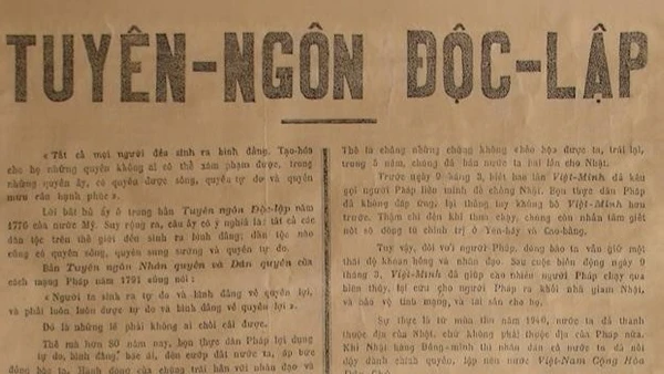 [Quiz] Chủ tịch Hồ Chí Minh đã soạn thảo bản Tuyên ngôn Độc lập ở đâu?