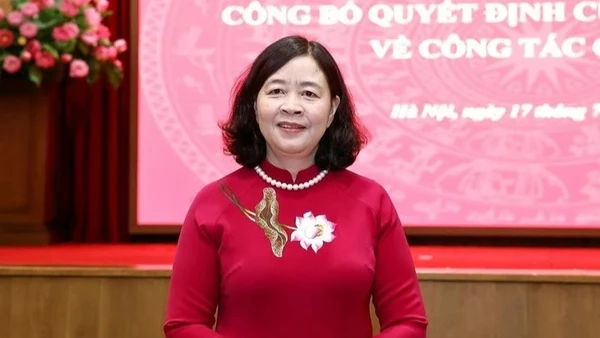 Đồng chí Bùi Thị Minh Hoài. (Ảnh: TTXVN)