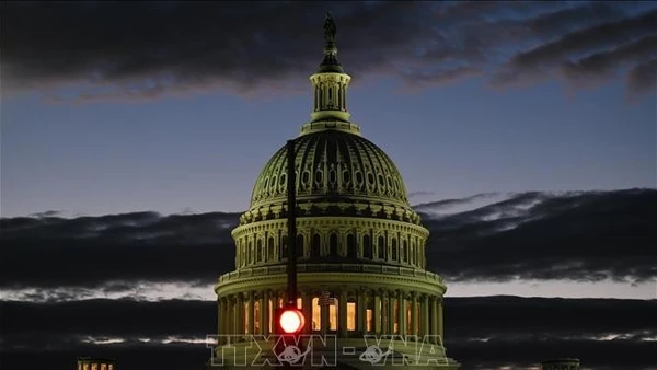 Trụ sở Quốc hội Mỹ ở Washington, D.C. (Ảnh: THX/TTXVN)