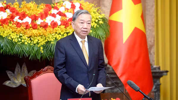 Tổng Bí thư, Chủ tịch nước Tô Lâm phát biểu tại buổi gặp mặt 85 đại biểu người cao tuổi tiêu biểu toàn quốc. (Ảnh: Đăng Khoa)