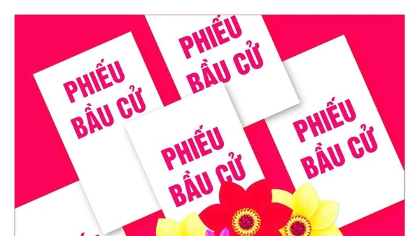 Ảnh minh họa: Tranh phục vụ tuyên truyền bầu cử Quốc hội khóa XVI.