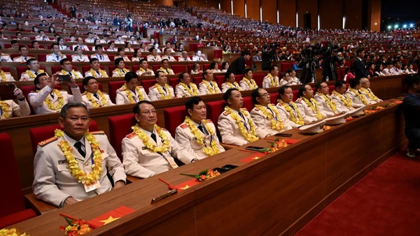 Các đại biểu tham dự Đại hội Thi đua yêu nước toàn quốc lần thứ XI.